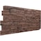 Ekena Millwork 48 5/8"W x 24 3/4"H x 1 1/4"D Cascade Stacked Stone, StoneWall Faux Stone Siding Panel, Canyon Brown PNU24X48CACB - alternate 3